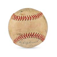 A 1956 Seattle Rainers Team Signed Autograph Baseball