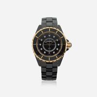 A lady's ceramic bracelet watch, Chanel J12, Ref.W.X71034
