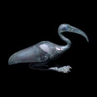 An Egyptian Bronze Ibis