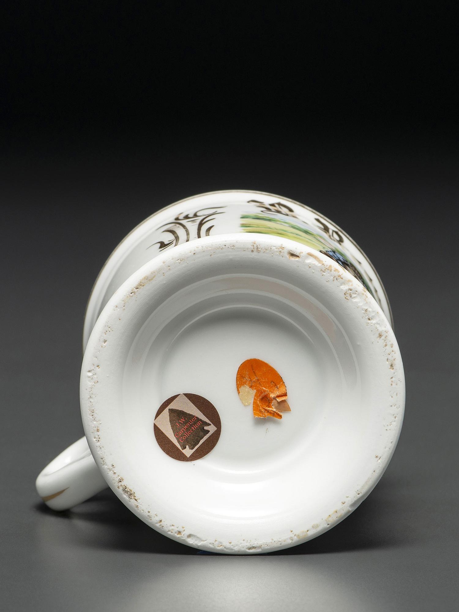 A Baseball Player's Porcelain Occupational Shaving Mug