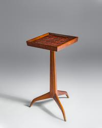 Janus Side Table Dunbar, USA With ceramic tiles by Gertrude and Otto Natzler