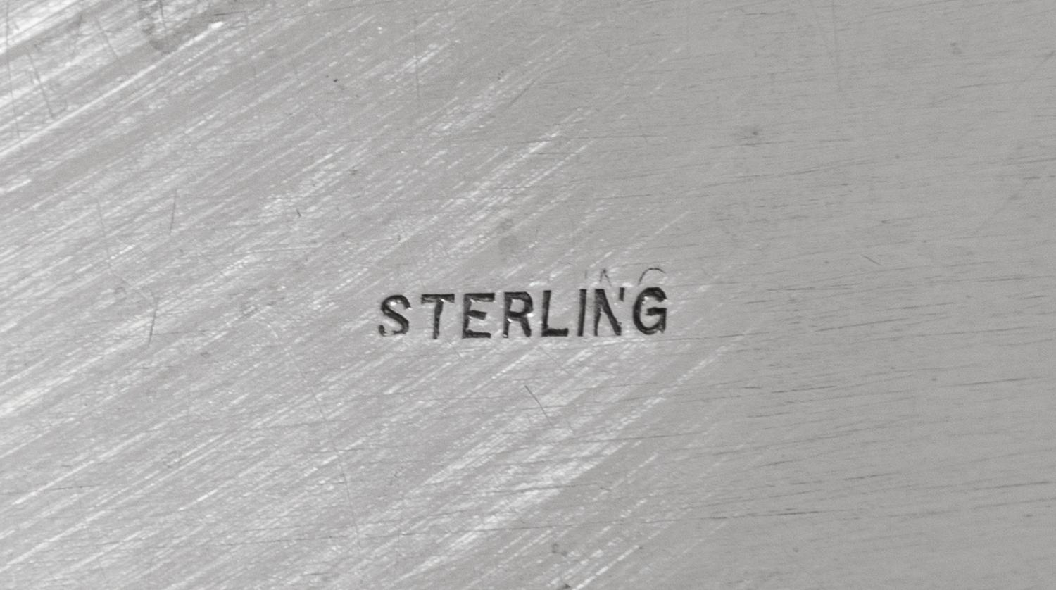 An American Silver Serving Tray