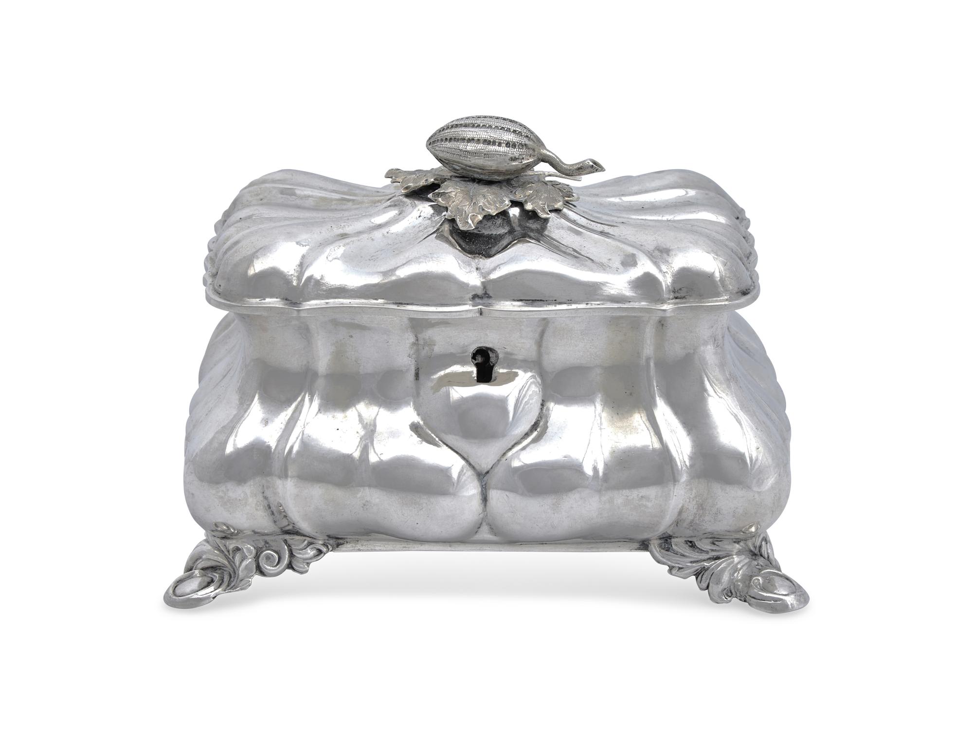 An Austrian Silver Sugar Box