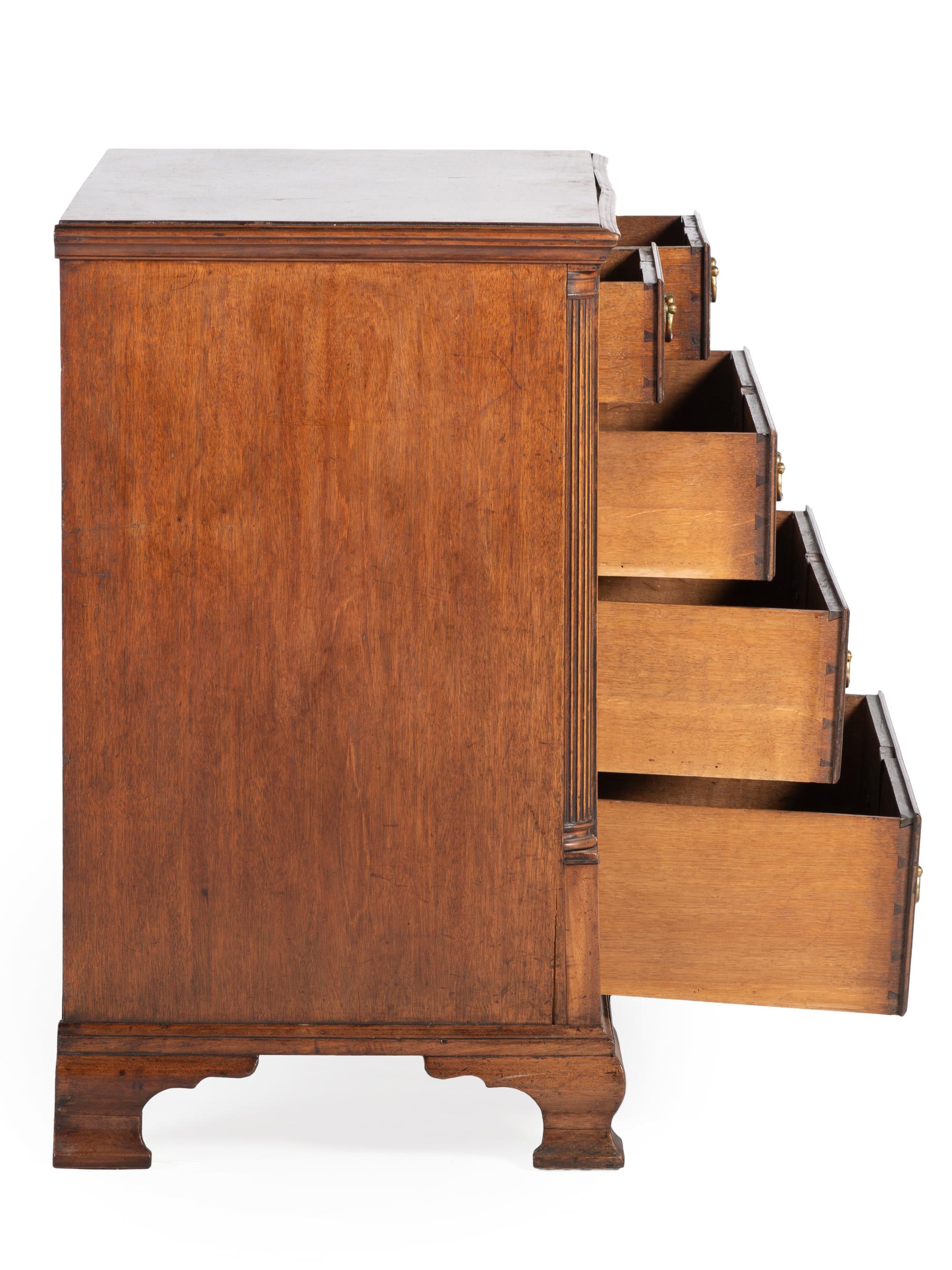 A George II Mahogany Chest of Drawers