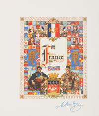 SZYK, Arthur. [Visual History of the World.] Winnepeg: Kasmir Bileski, 1946-1949. 10 heliochrome lithographs, ONE SIGNED BY SZYK.