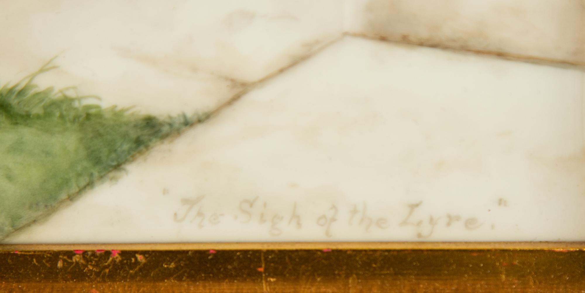A French Painted Porcelain Plaque