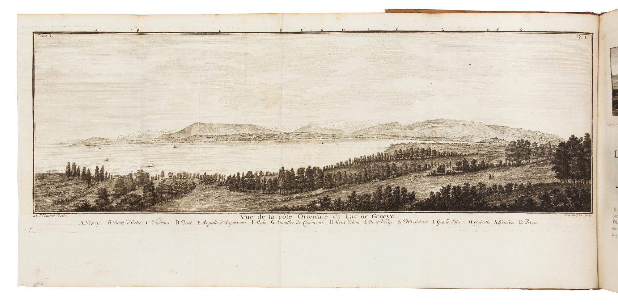 SAUSSURE, Horace Benedict de (1740-1799). Voyage Dans Les Alpes. Neuchatel, 1796. FIRST EDITION.