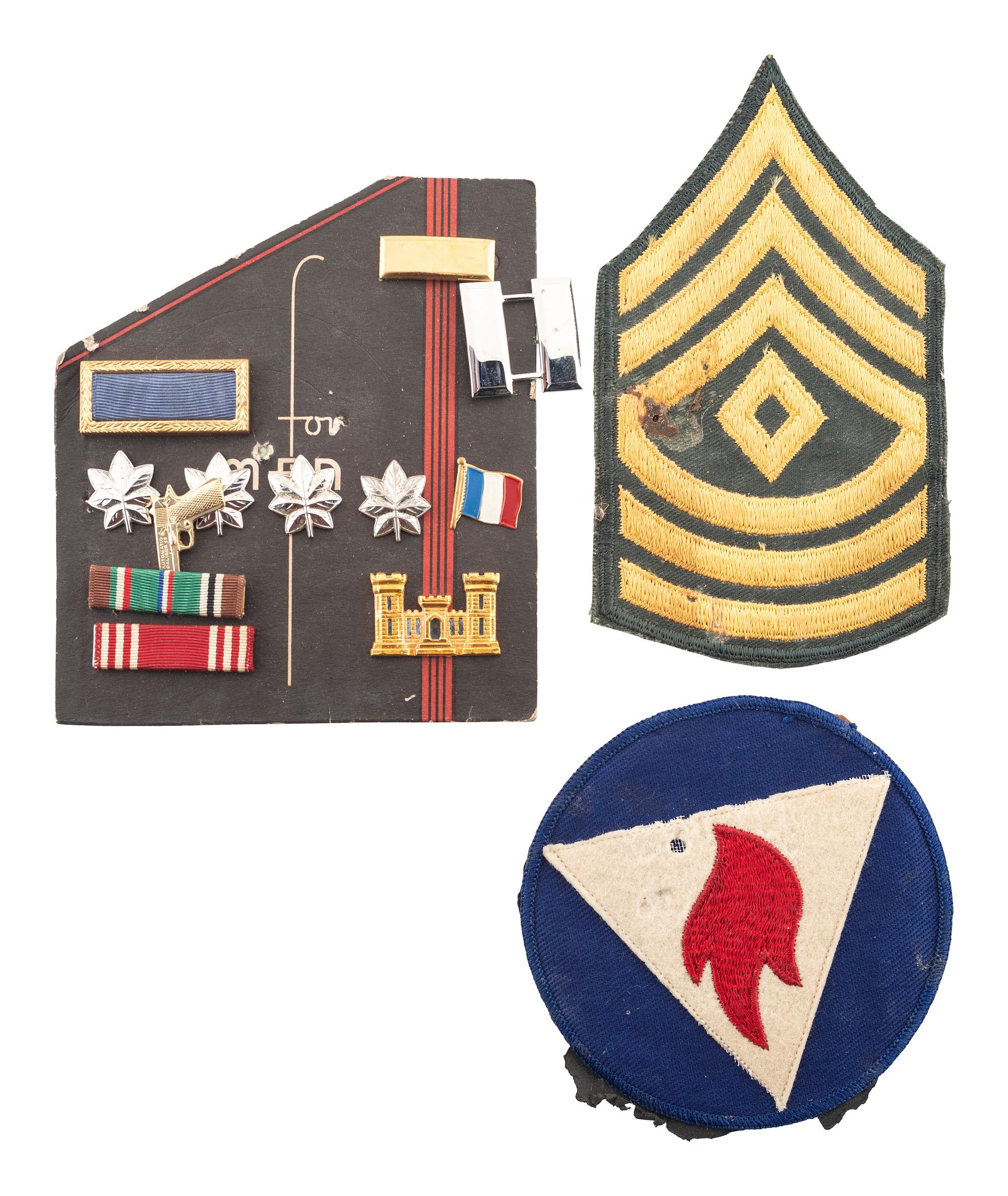 [WORLD WAR II]. Archive identified to African American Sergeant William T. Carter.