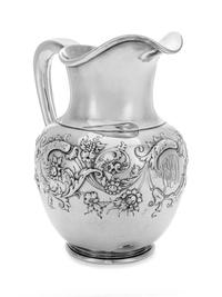 An American Silver Water Pitcher