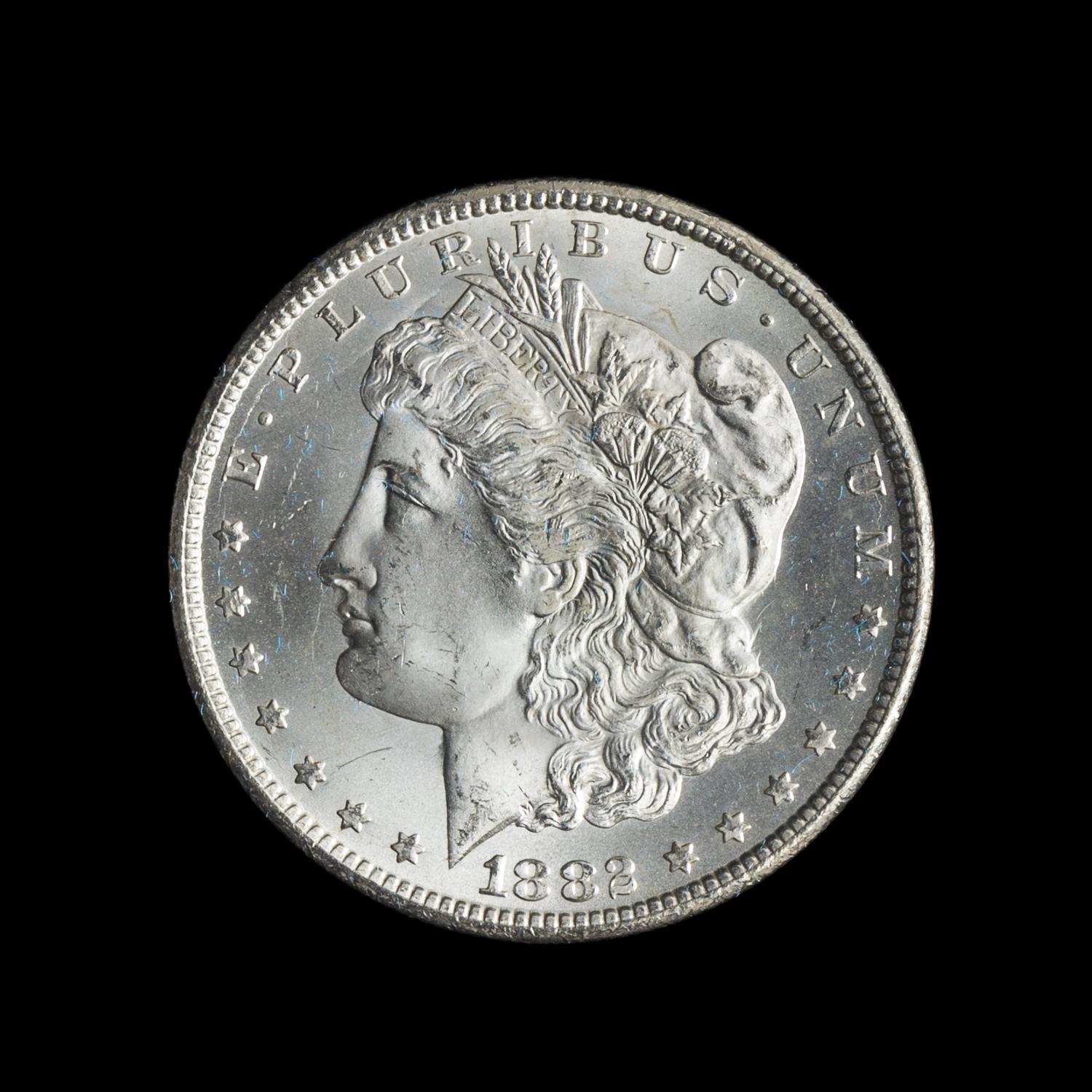 A United States 1882-CC GSA: Morgan Silver Dollar Coin