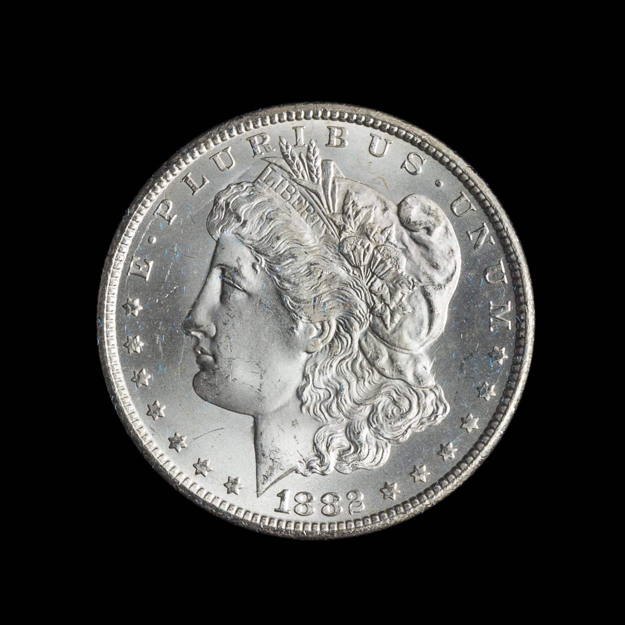 A United States 1882-CC GSA: Morgan Silver Dollar Coin