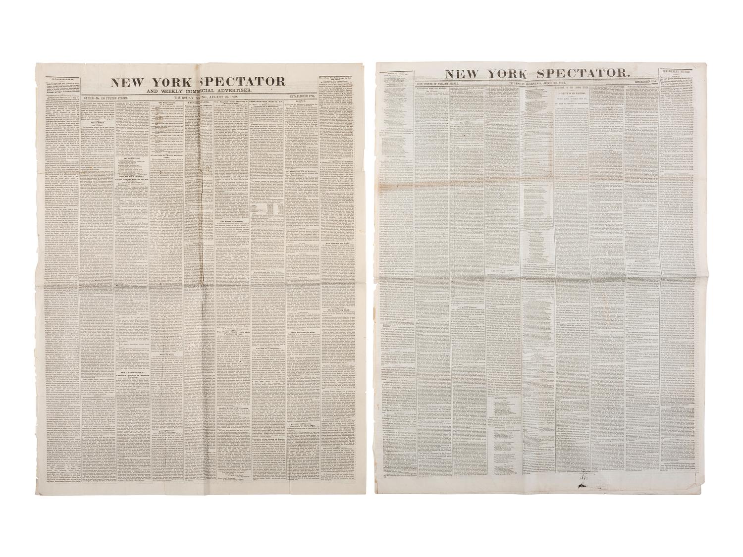 [CIVIL WAR]. 150+ New York City newspapers, most War-period, incl. The New York Tribune.