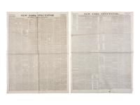 [CIVIL WAR]. 150+ New York City newspapers, most War-period, incl. The New York Tribune.