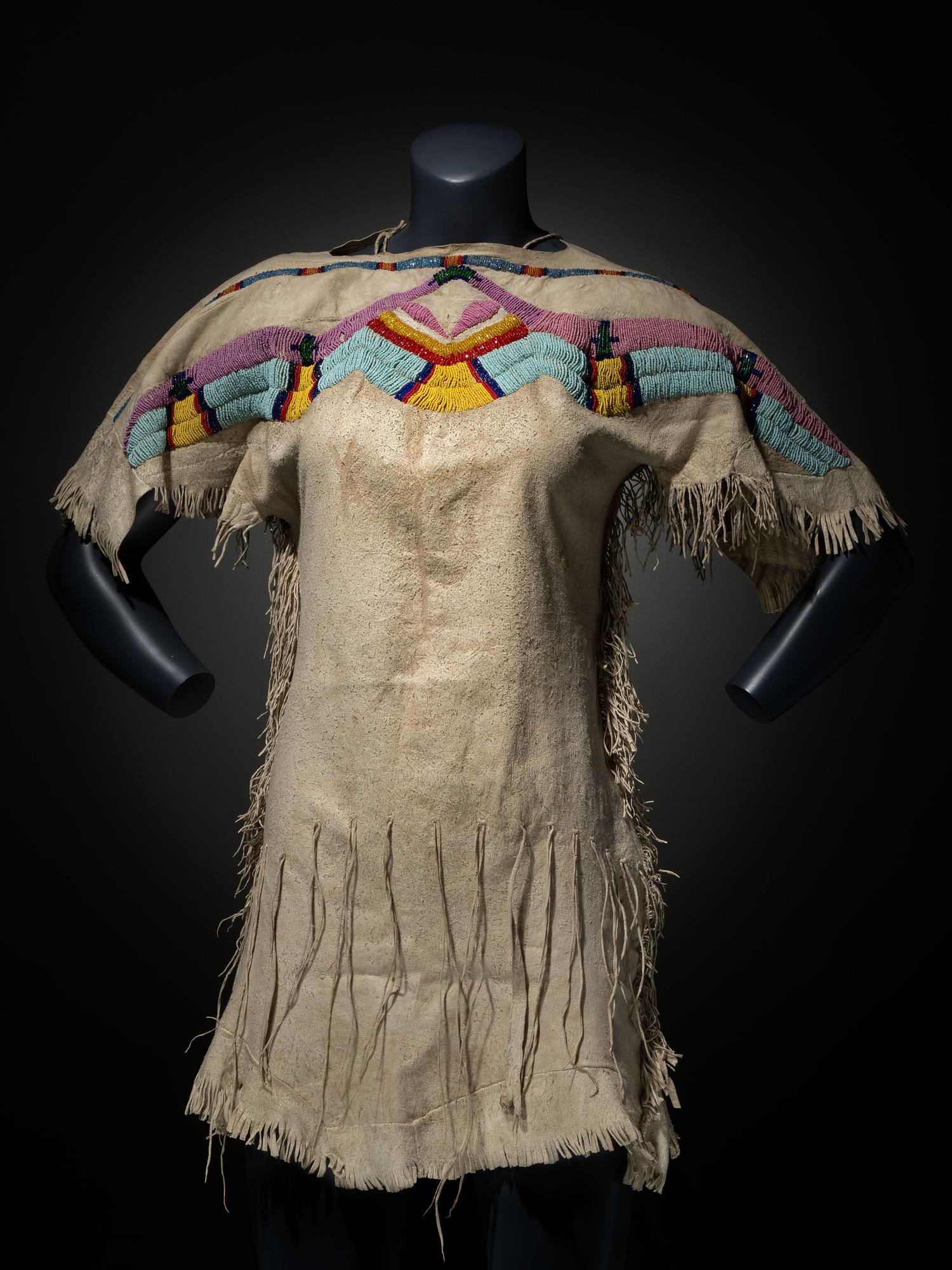 Nez Perce Girl's Beaded Hide Dress