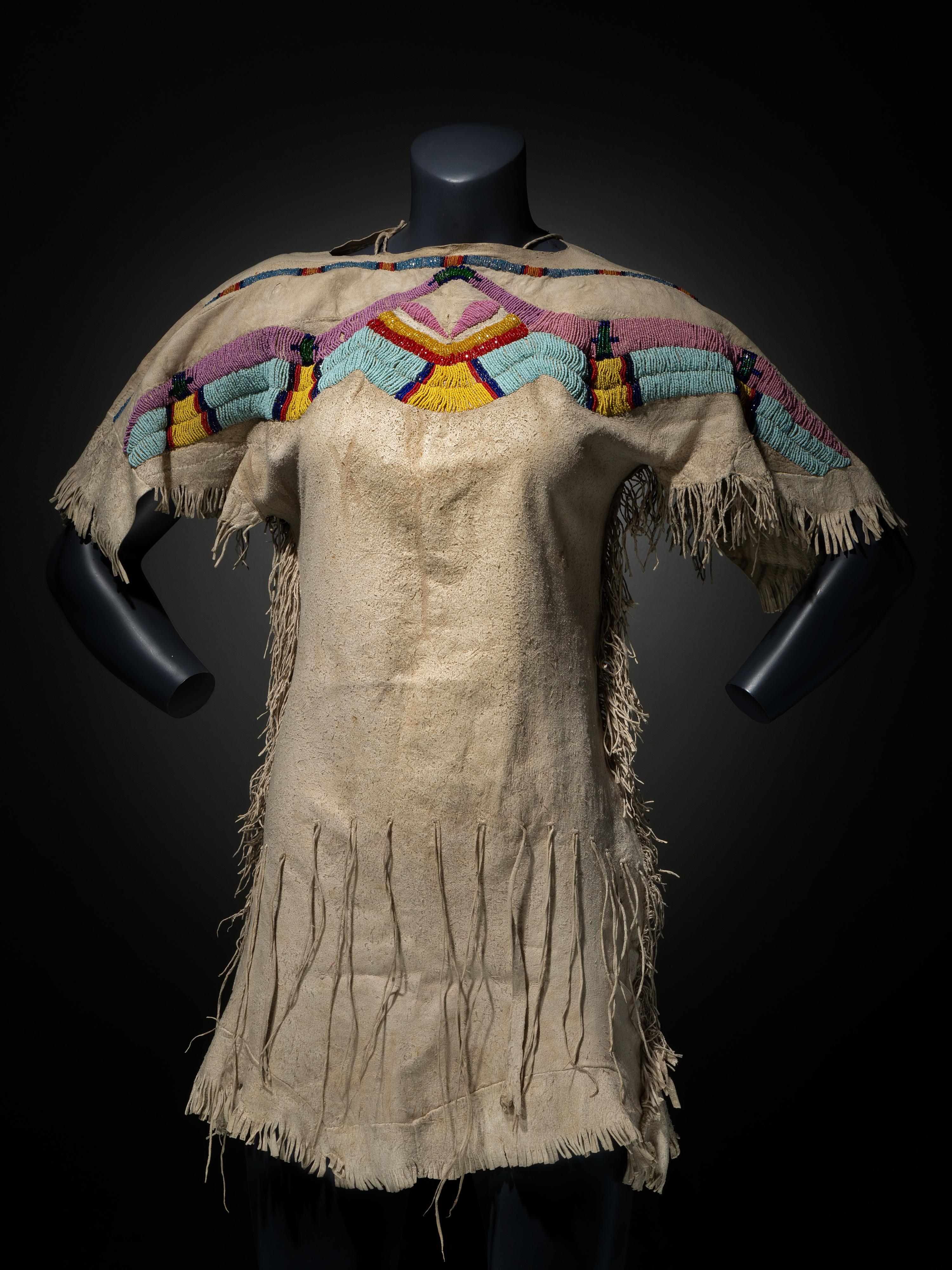 Nez Perce Girl's Beaded Hide Dress