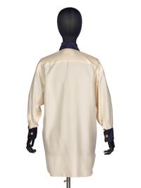 Chanel Two-Tone Logo Blouse