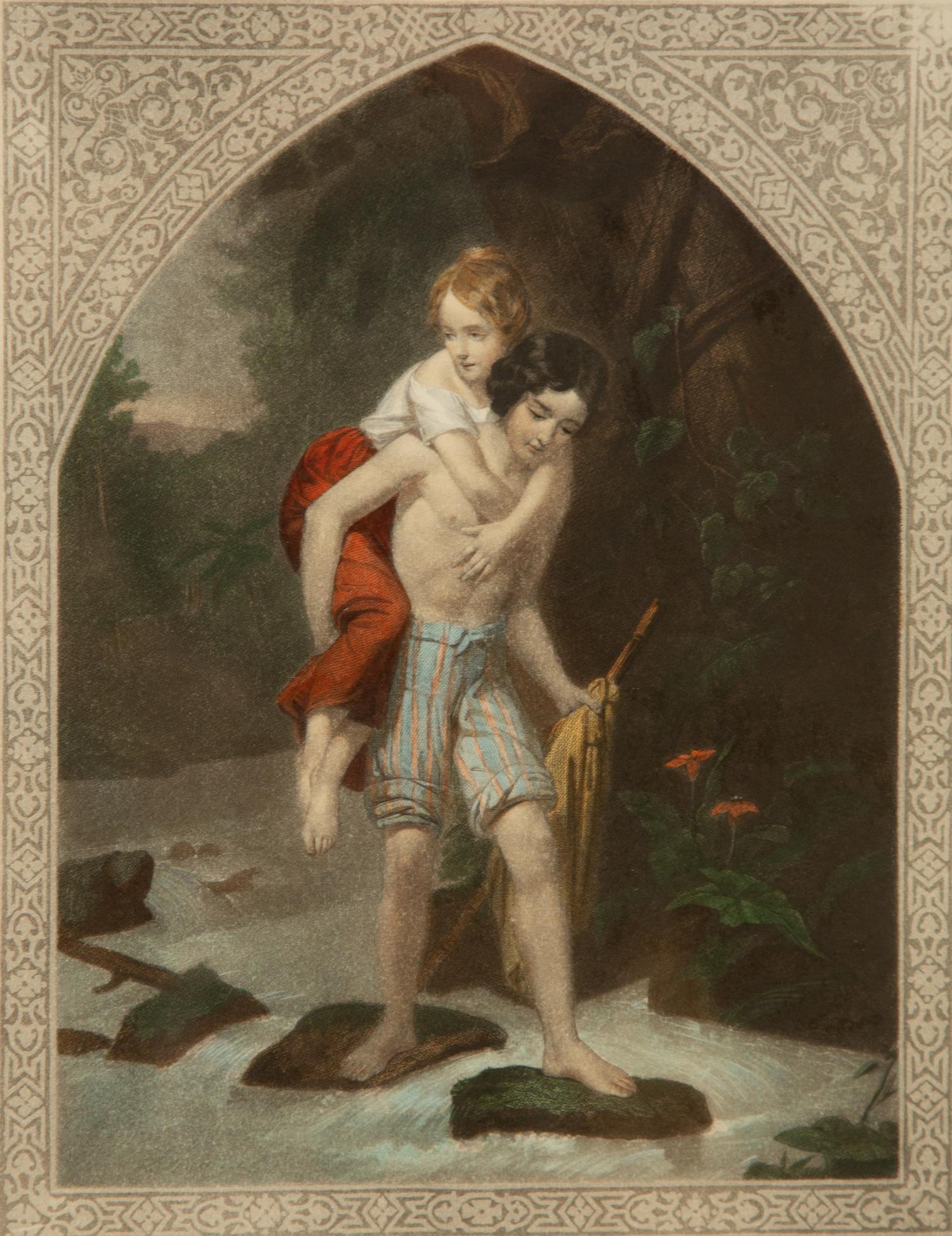 Three French Hand Colored Engravings from Paul & Virginie