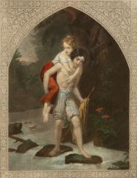 Three French Hand Colored Engravings from Paul & Virginie