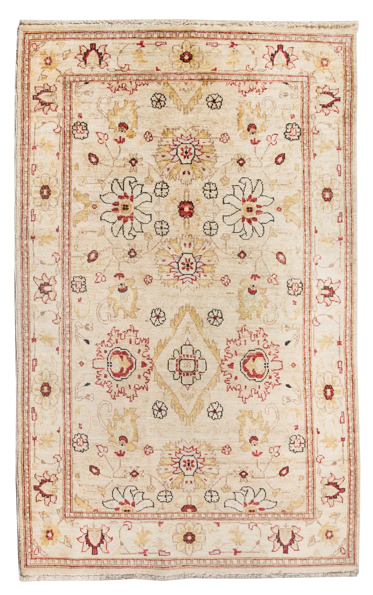 An Agra Wool Rug 6 feet 3 inches x 4 feet. — LATE 20TH CENTURY