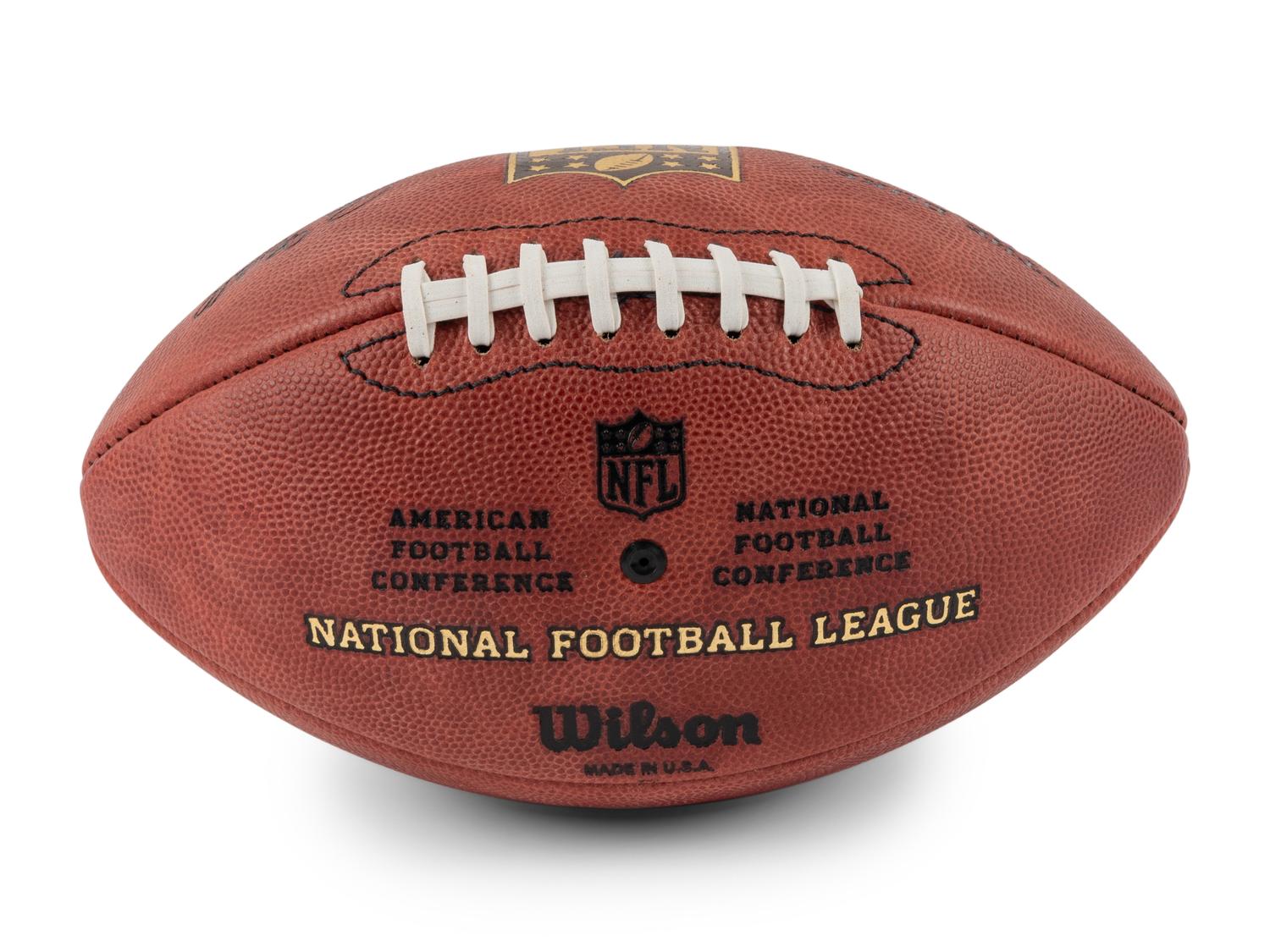 A Chicago Bears 1963 World Champions Commemorative Football Presented to Mike Ditka Formerly Displayed in Ditka's Chicago Home
