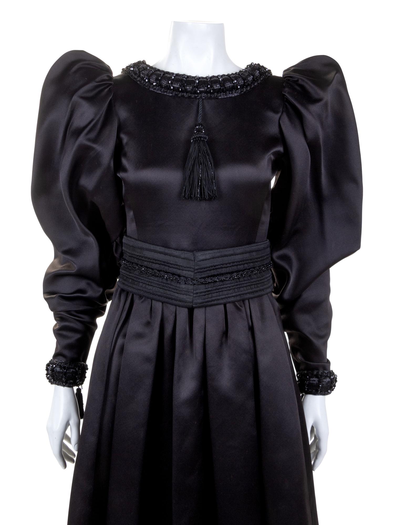 Yves Saint Laurent Haute Couture Evening Dress, 1980s