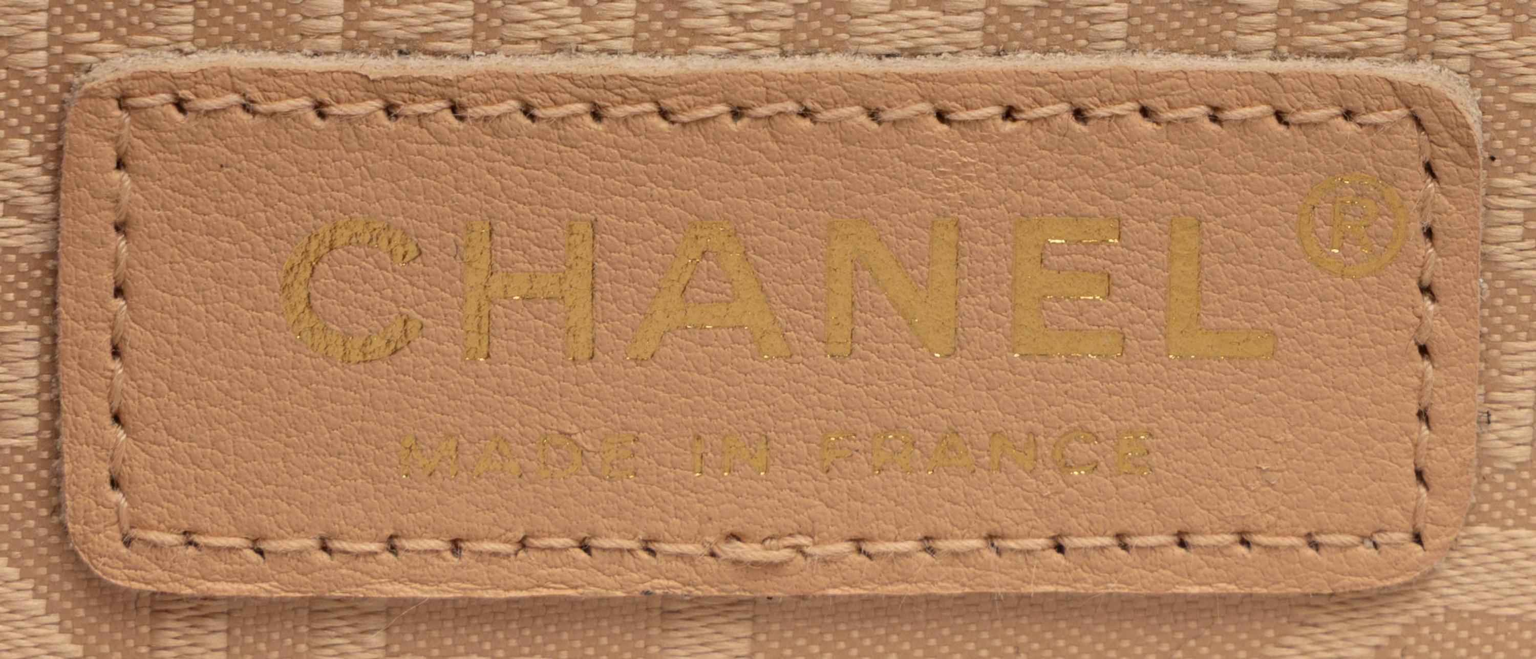 Chanel, Taupe Satin & Ribbon Handbag