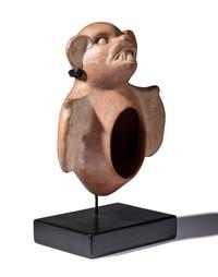 A Moche Bat Effigy Vessel