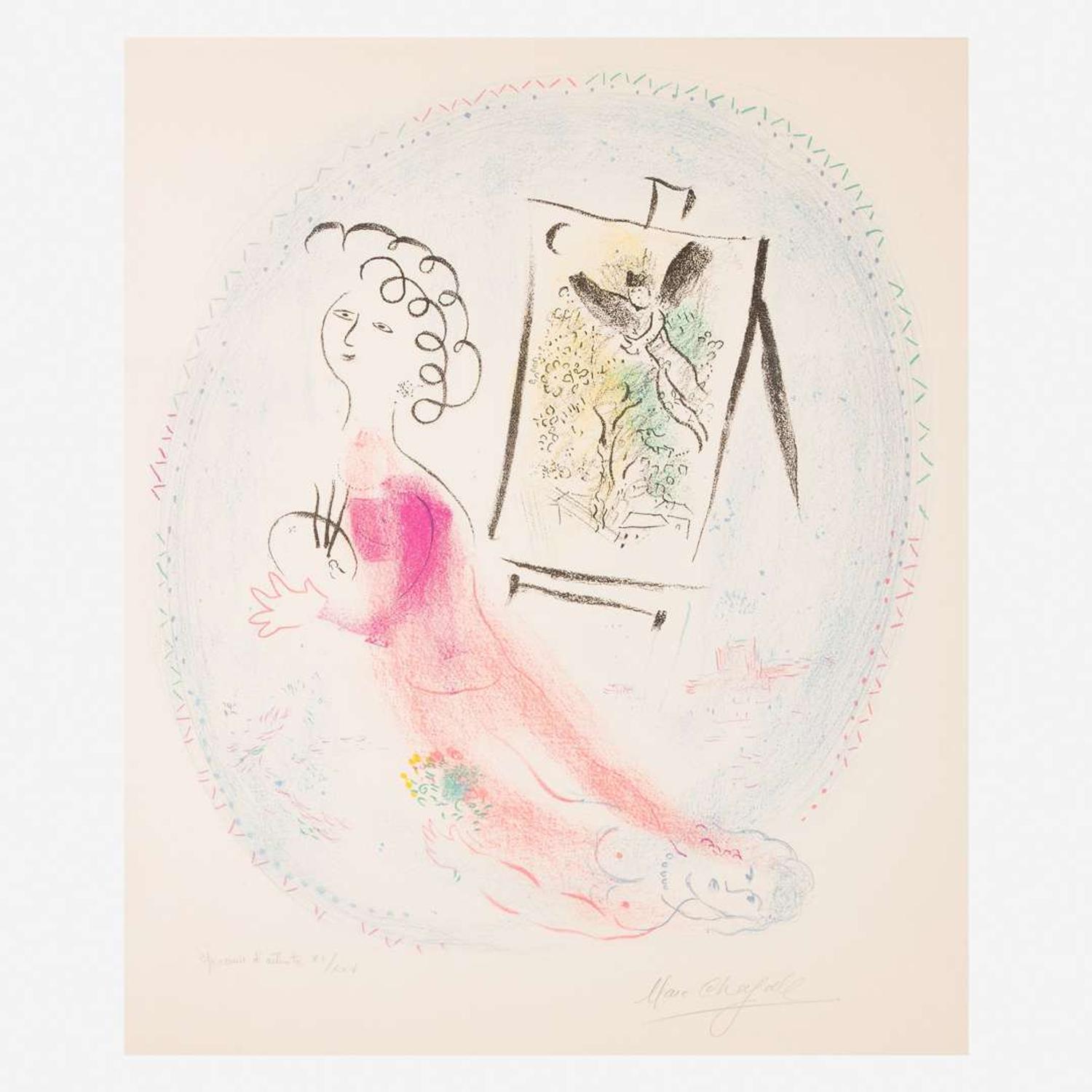 Marc Chagall (French/Russian, 1887-1985) The Easel
