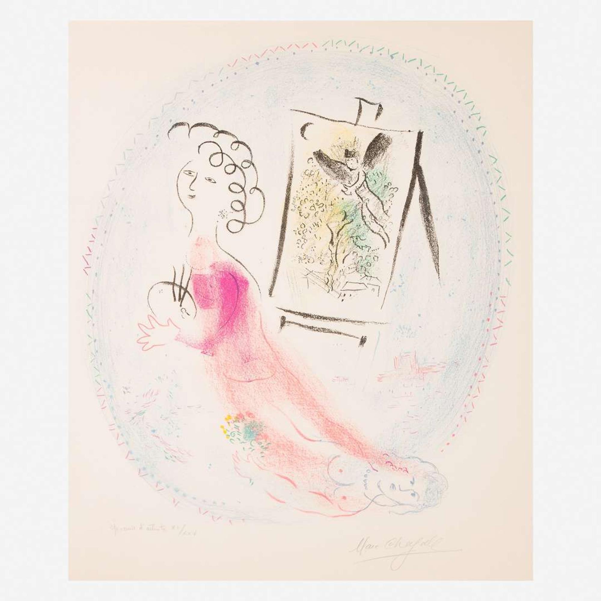 Marc Chagall (French/Russian, 1887-1985) The Easel