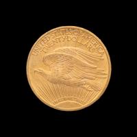 A 1910 Saint Gaudens $20 Gold Coin