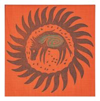 Milwaukee WPA Handicraft Project Blockprinted Textile Sample Book, 1940s