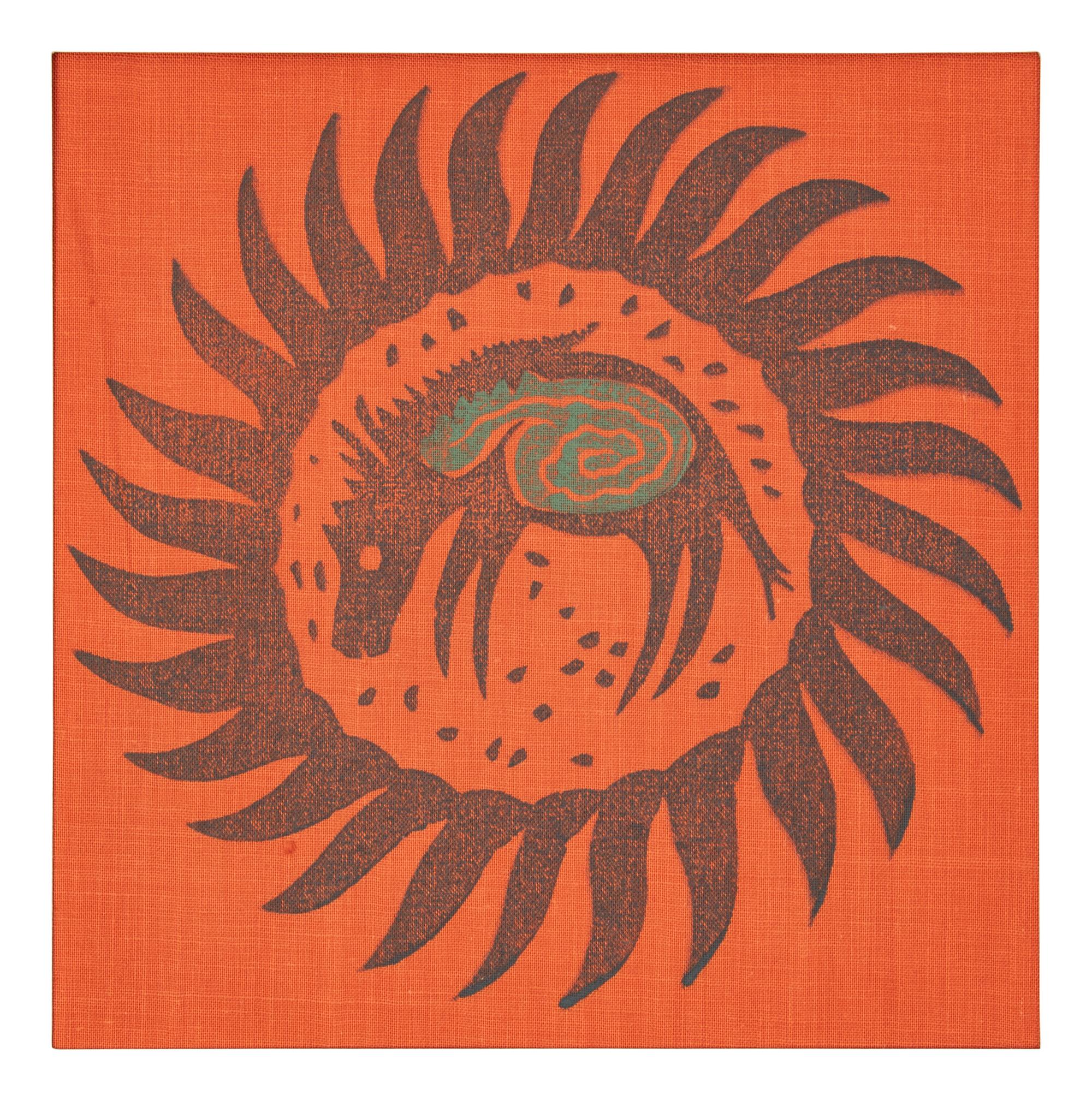Milwaukee WPA Handicraft Project Blockprinted Textile Sample Book, 1940s