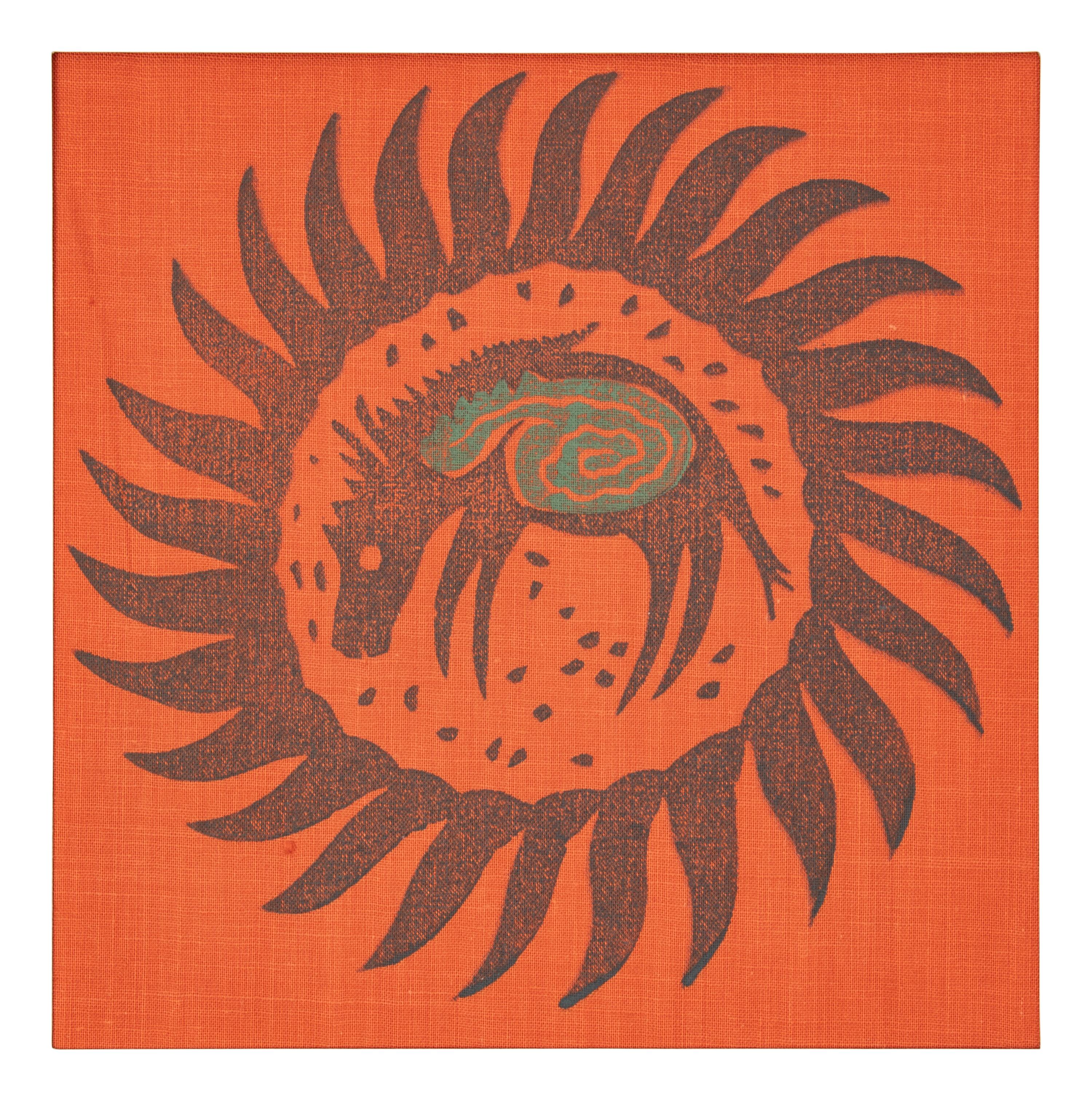 Milwaukee WPA Handicraft Project Blockprinted Textile Sample Book, 1940s