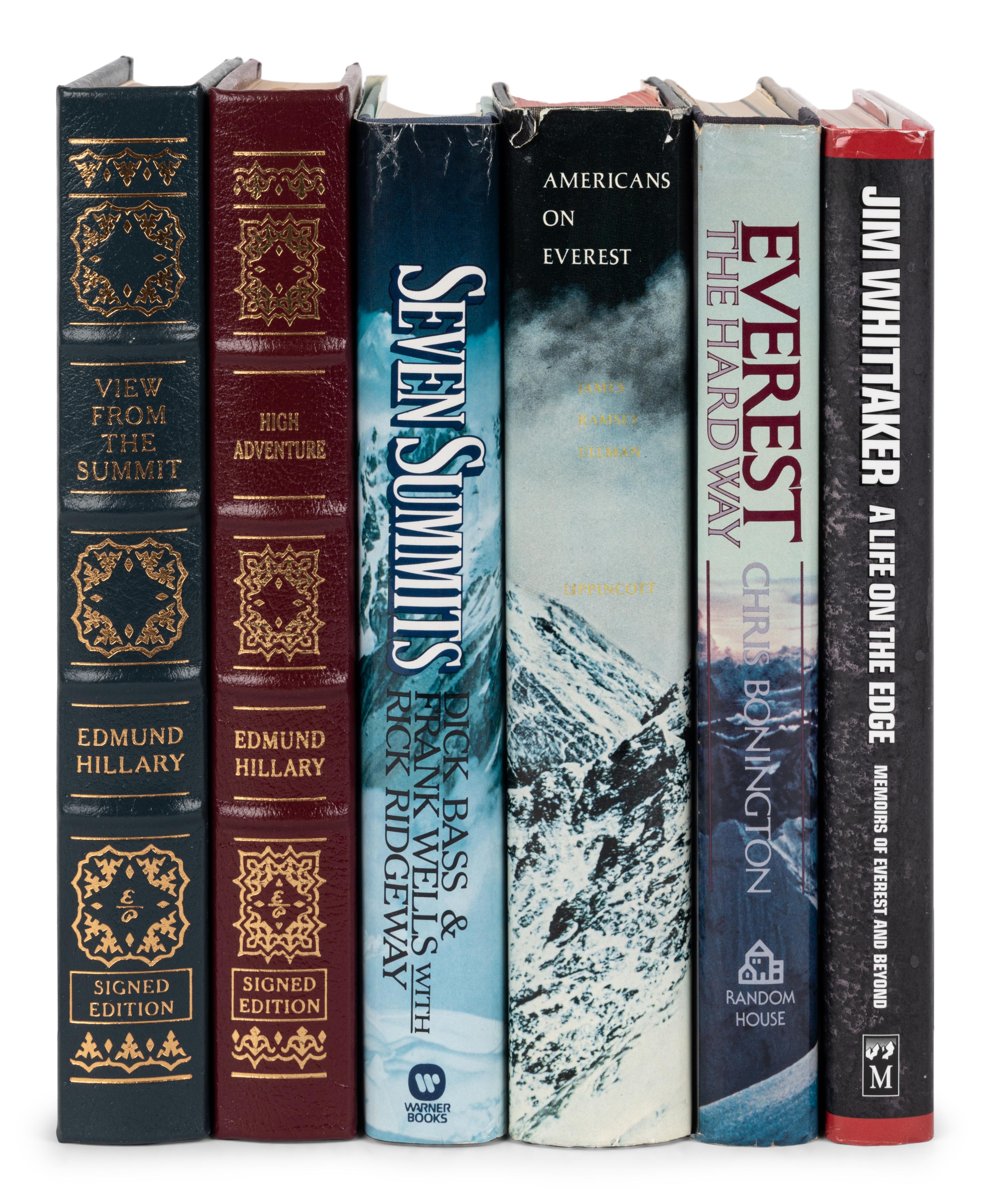 [EXPLORATION -- MOUNTAINEERING]. A group of 6 works, comprising: