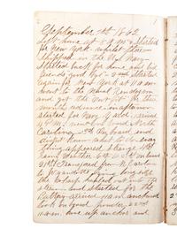 [CIVIL WAR - NAVY.] ALBERT, John E. manuscript diary. 1 September 1862-12 May 1868.