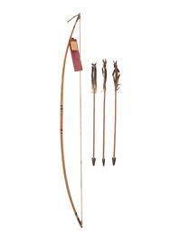 Award Winning Plains Painted Bow and Arrow Set