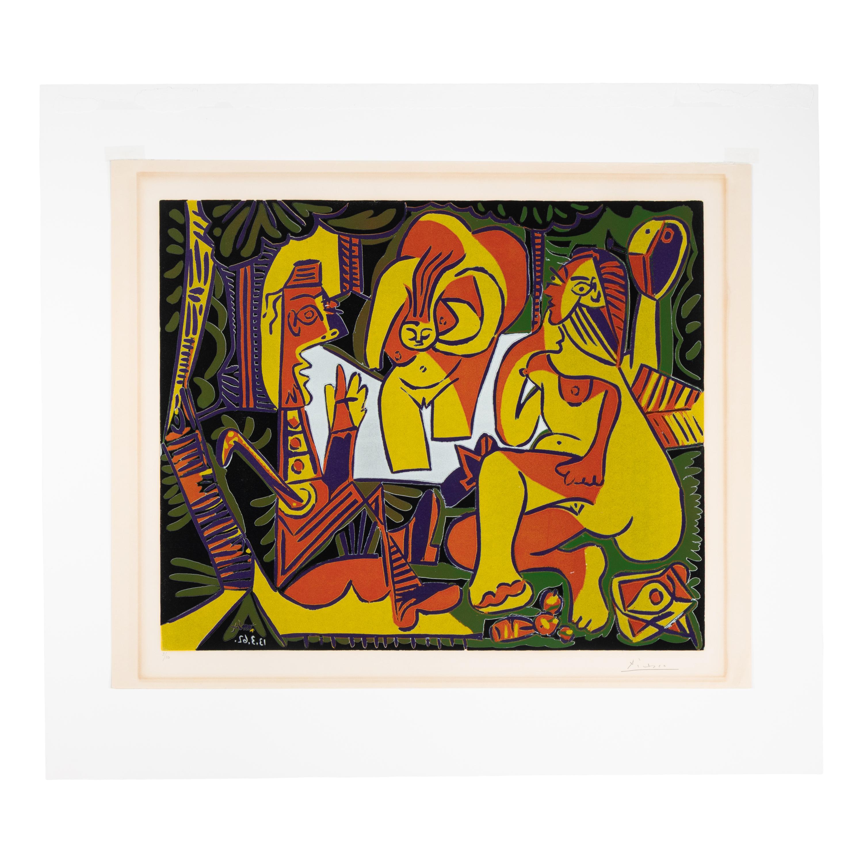Pablo Picasso (Spanish, 1881–1973) — Le Déjeuner sur l'herbe , d'après Manet I, 1962