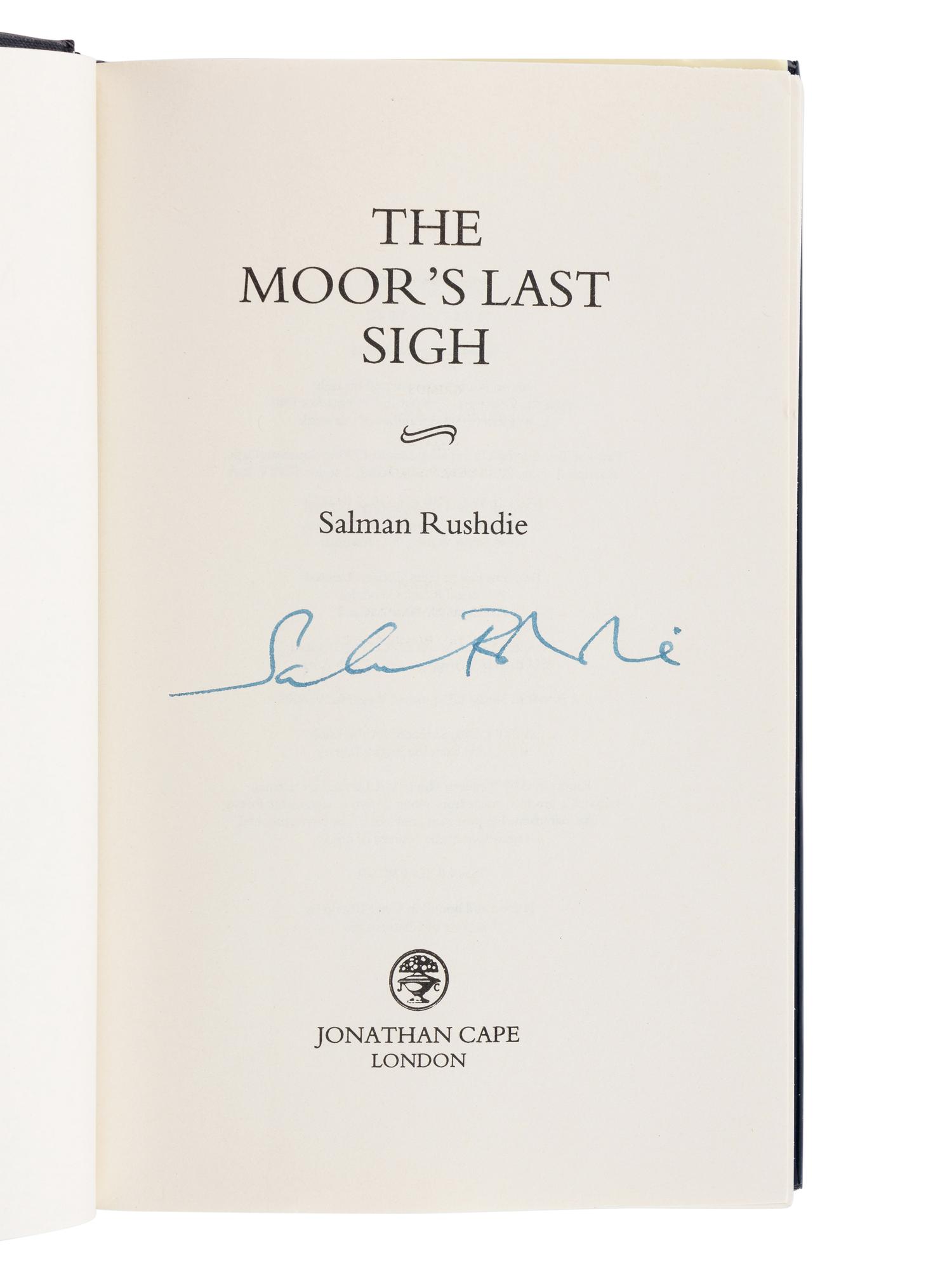 RUSHDIE, Salman (b. 1947). A group of 8 FIRST EDITIONS, many SIGNED, comprising: