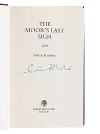 RUSHDIE, Salman (b. 1947). A group of 8 FIRST EDITIONS, many SIGNED, comprising: