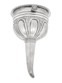 A George IV Silver Wine Funnel