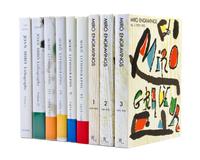 (MIRO, JOAN) Lithographs I-VI. NY and Paris, 1972-92. 6 vols. With Miro Engravings. NY, 1928-75.