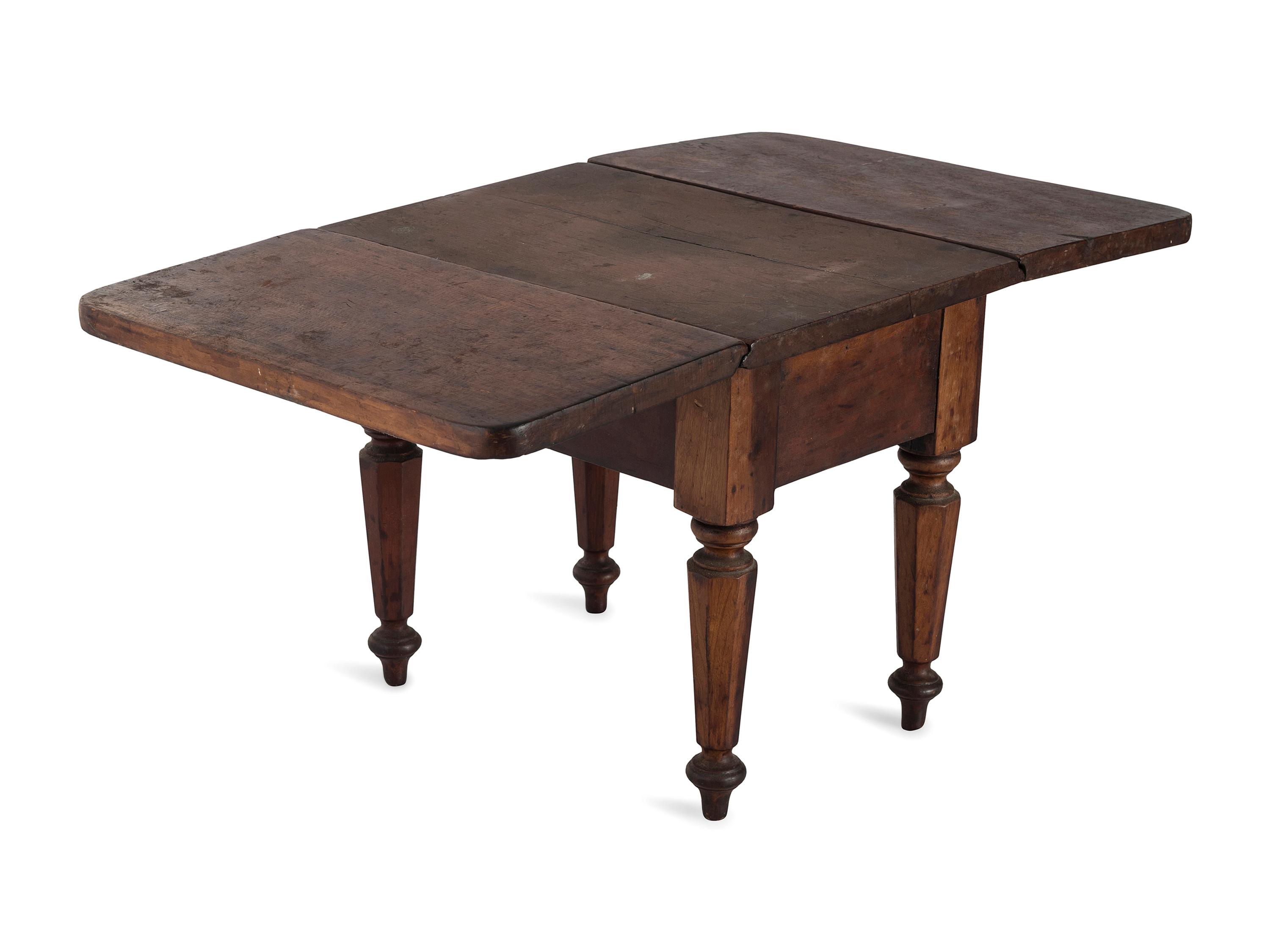 A Classical Cherrywood Diminutive Drop-Leaf Table