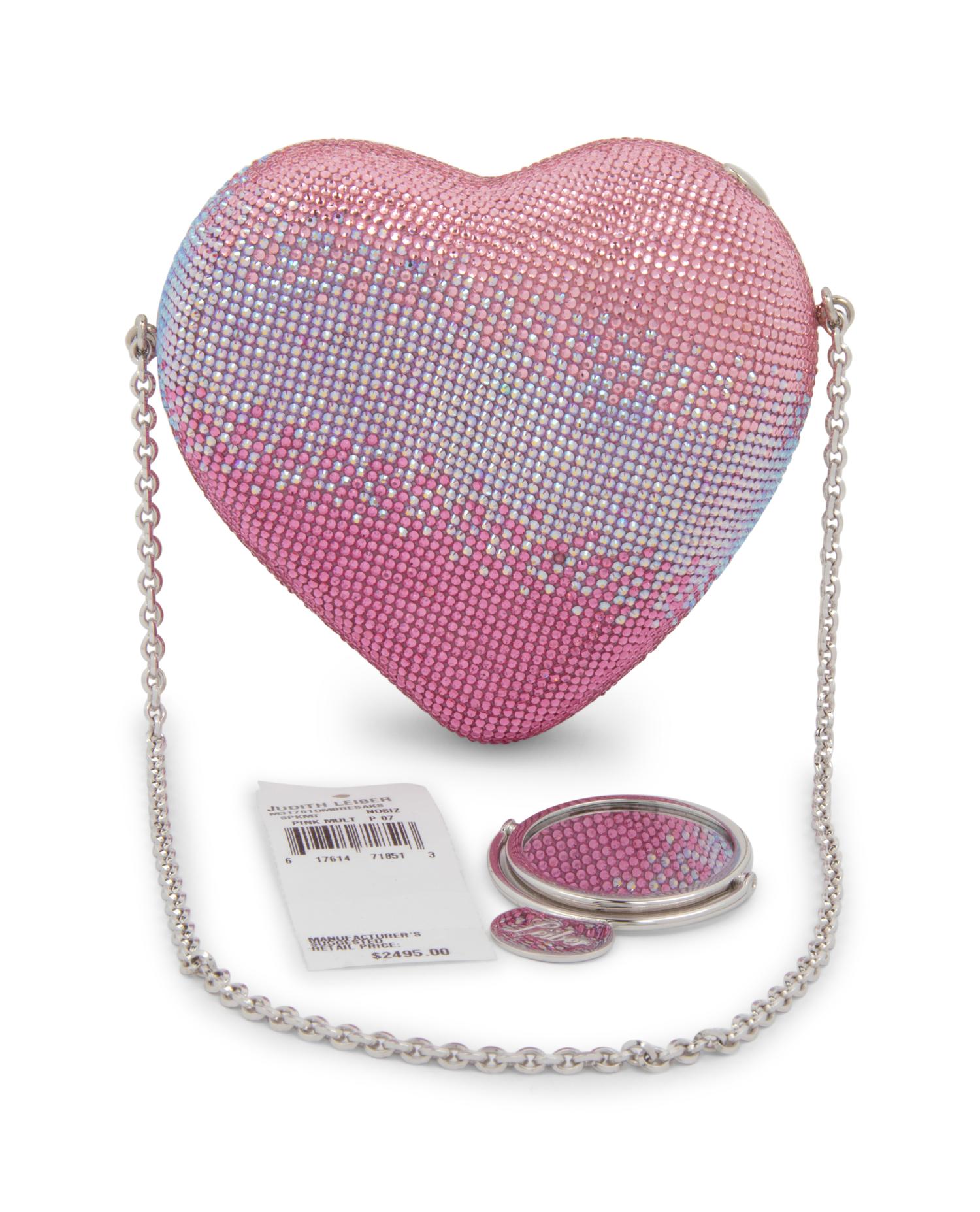 Judith Leiber Heart Minaudière, 2010-20s
