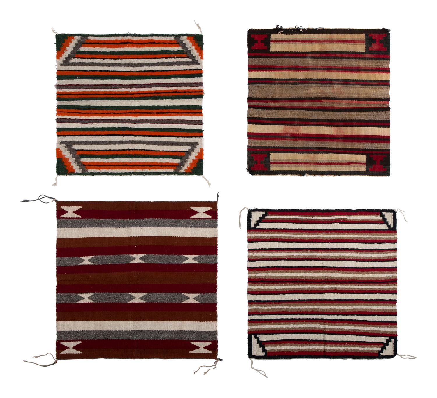 A Group of Single Saddle Blankets