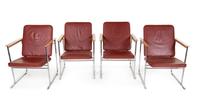 Set of Four Skala Lounge Chairs Avarte, Finland
