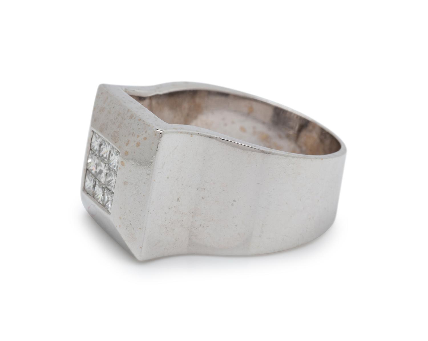 WHITE GOLD AND DIAMOND RING