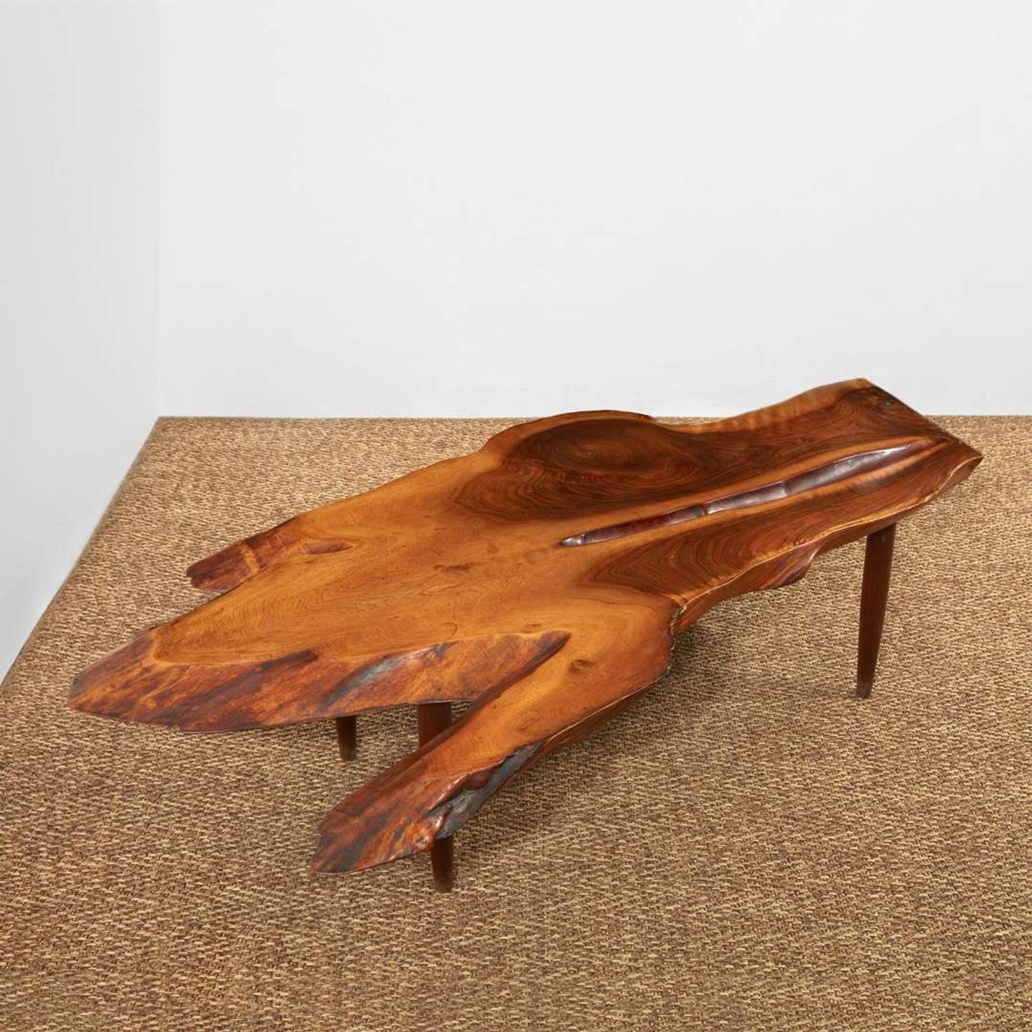 George Nakashima "Plank" Coffee Table, New Hope, Pennsylvania, 1958