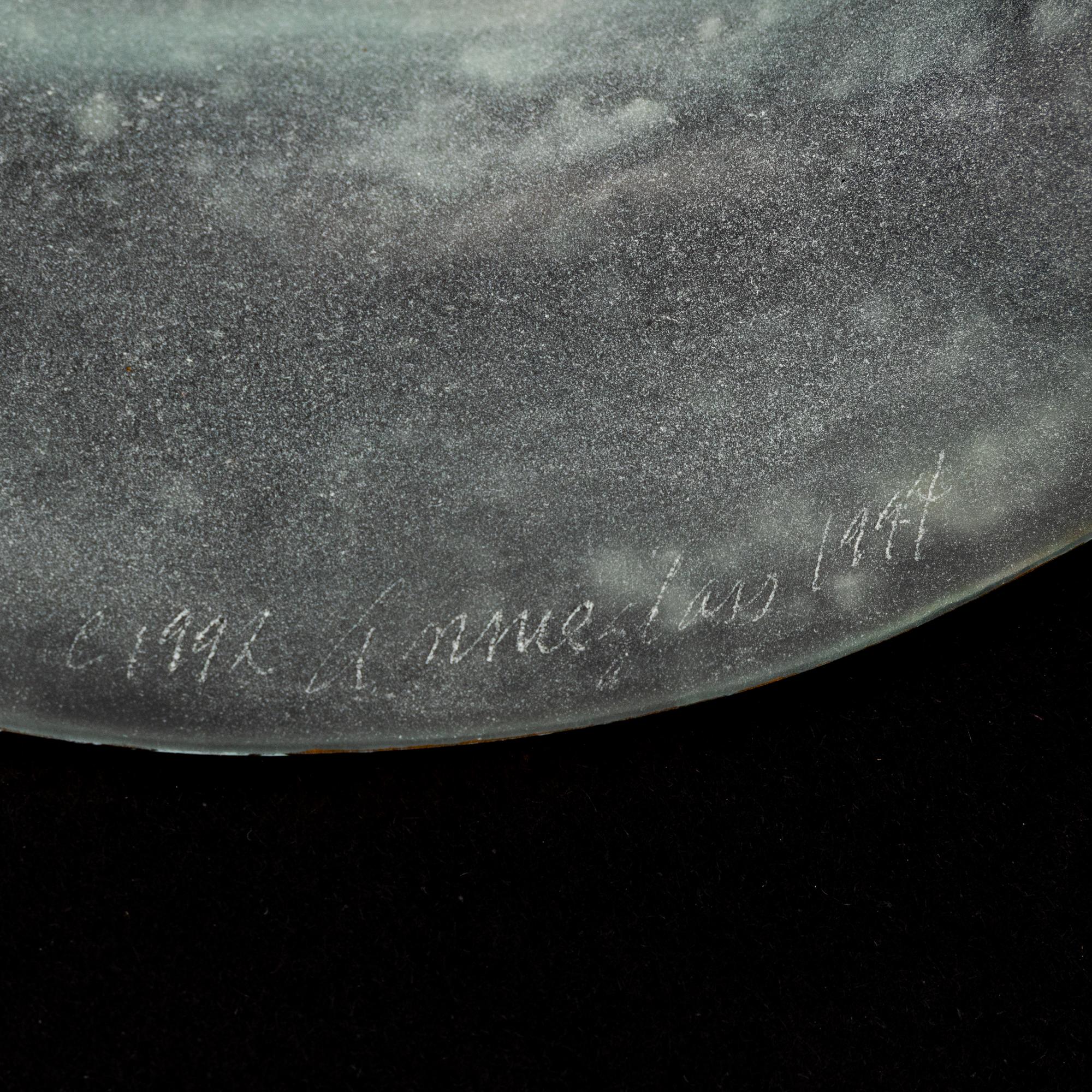 An Annieglass Parcel-Gilt Dinner Service