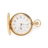 J.E. CALDWELL & CO., 18K YELLOW GOLD POCKET WATCH