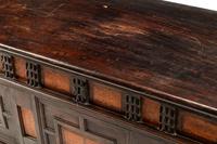 A Continental Walnut and Penwork Coffer